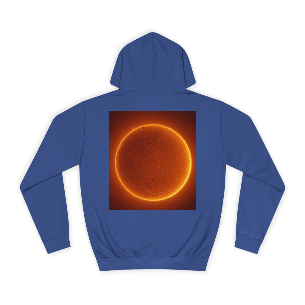 Fiery Solar Ring Hoodie | Sun Eclipse Graphic, Space Astronomy Sweatshirt