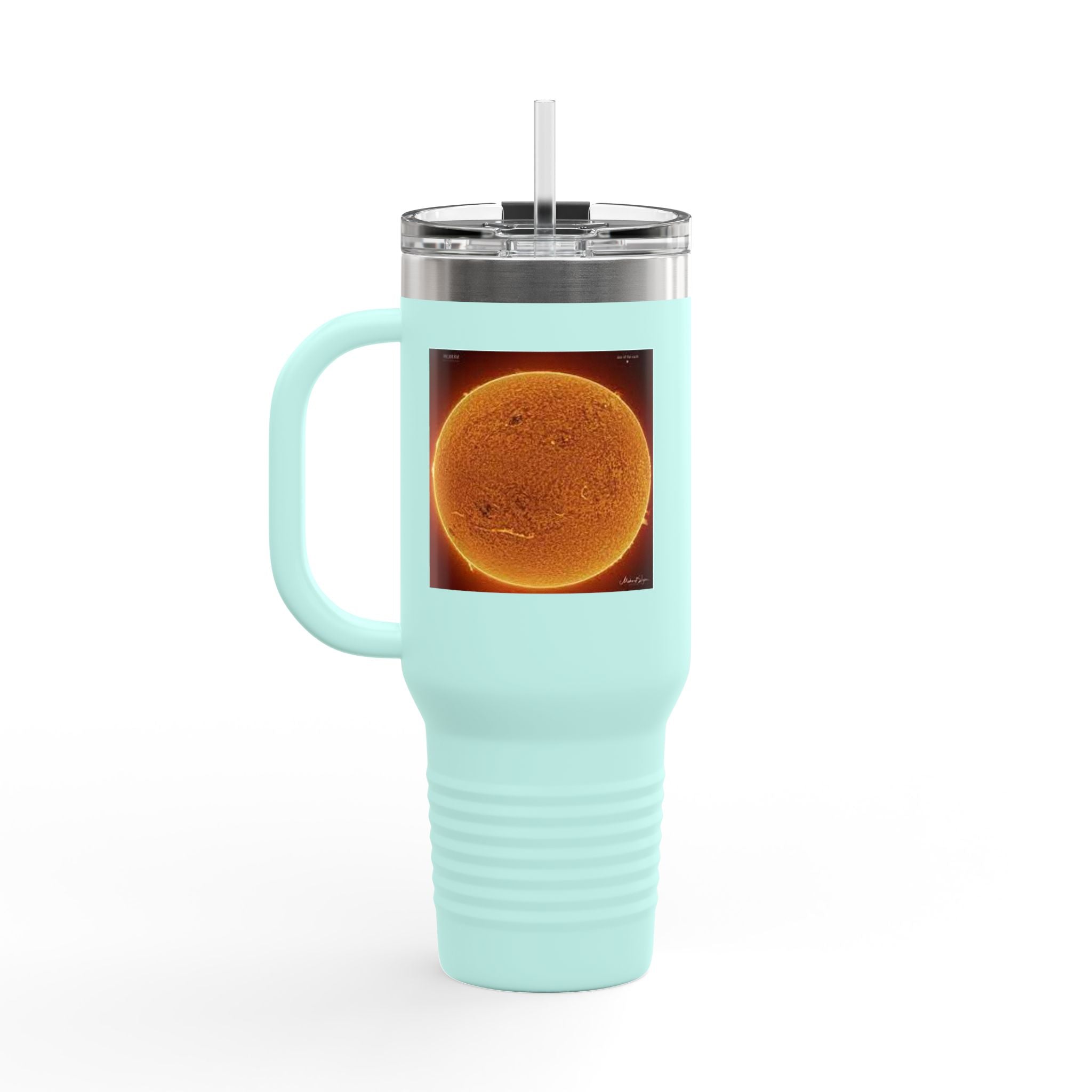 Sun Photo Travel Mug 40oz | Solar Disc Stainless Insulated Tumbler