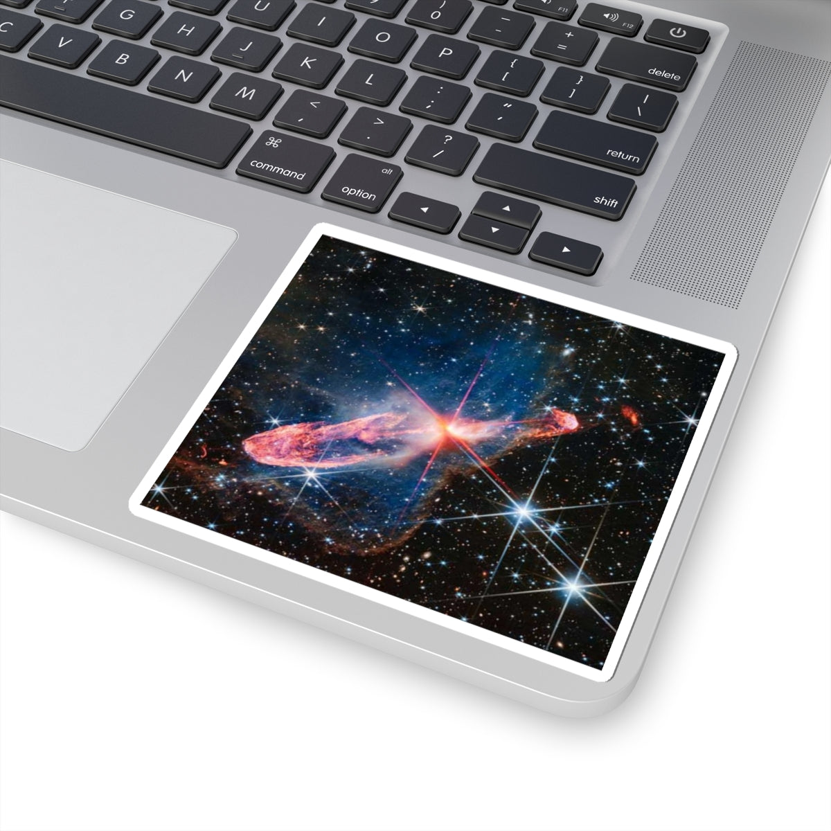 Space Nebula Kiss-Cut Stickers | Cosmic Galaxy Laptop Decal