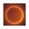 Solar Eclipse Sun Illustration Car Magnet | Orange Halo Sun Magnet