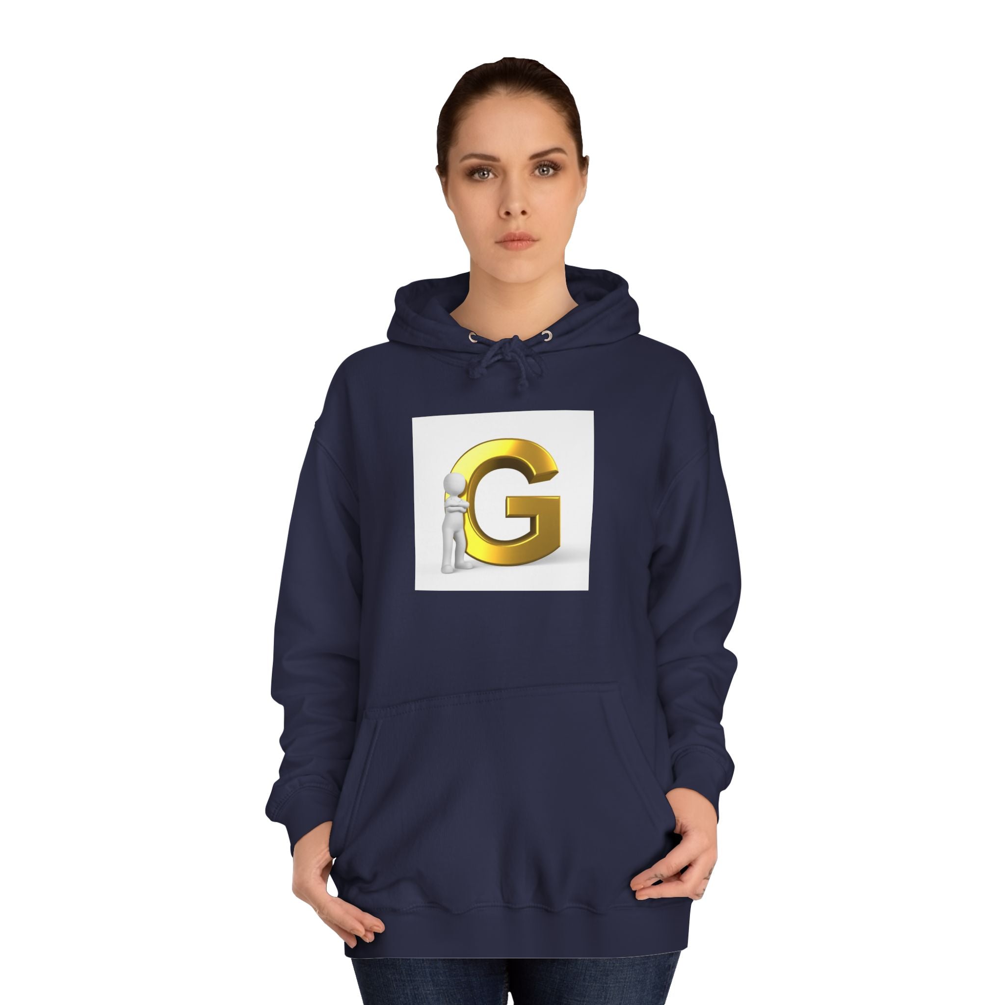 Gold Letter G Hoodie | Initial G Monogram sweatshirt