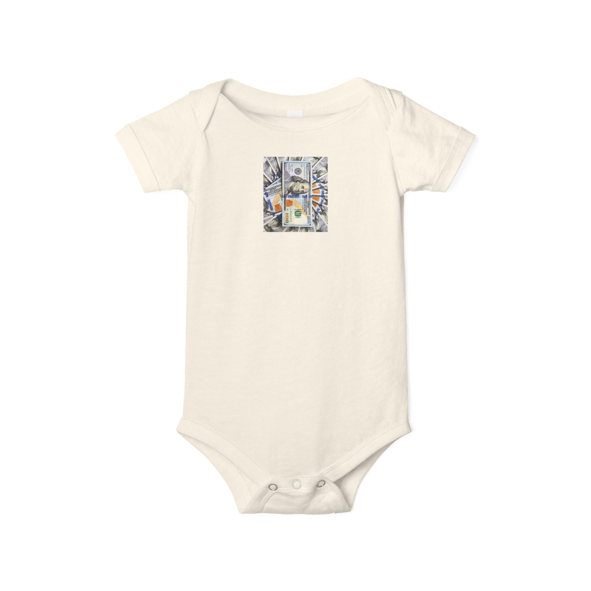 Grenouillère bébé Money Infant Jersey | Body bébé art moderne