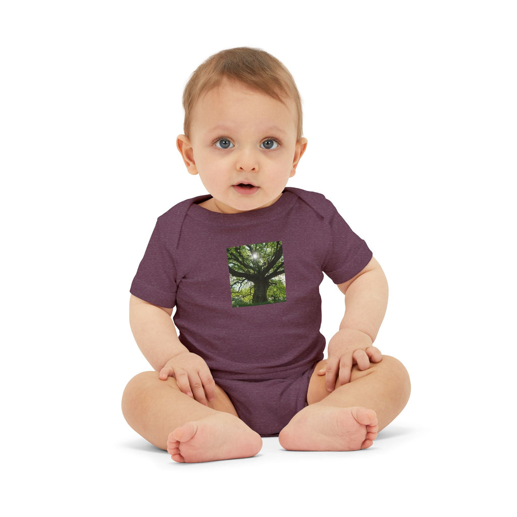 Majestic Oak Tree Infant Onesie | Tree Photo Baby Bodysuit