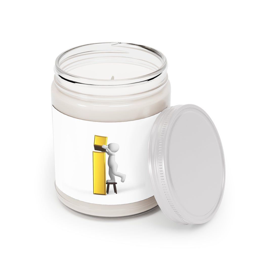 3D Figure Building Letter i Candle