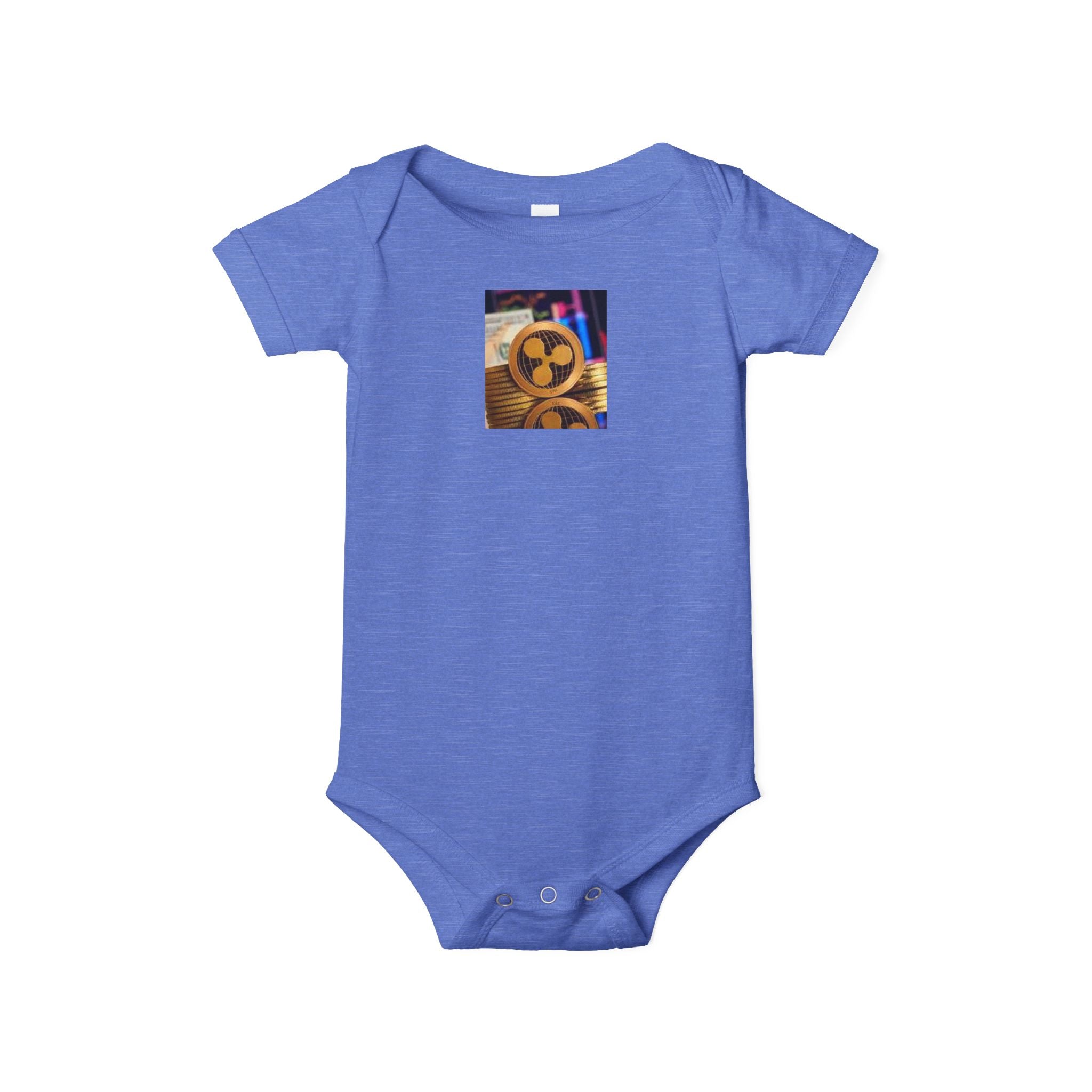 Grenouillère pour bébé avec logo de la cryptomonnaie XRP Ripple