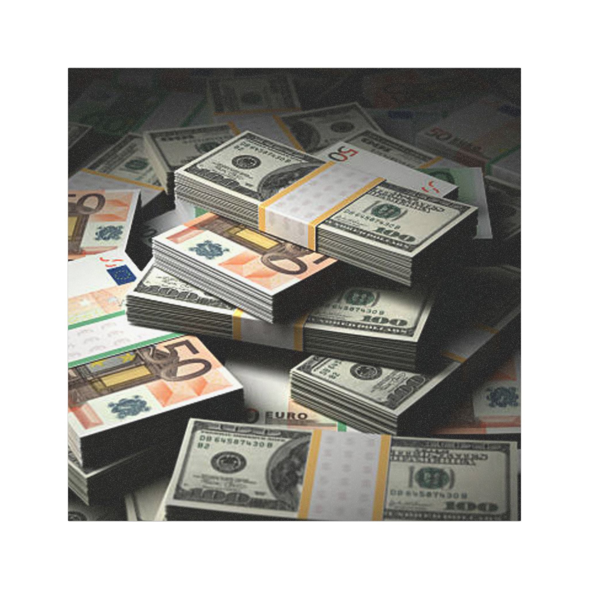 Stacked Cash Money Car Magnet | Novelty Currency Graphic Magnet