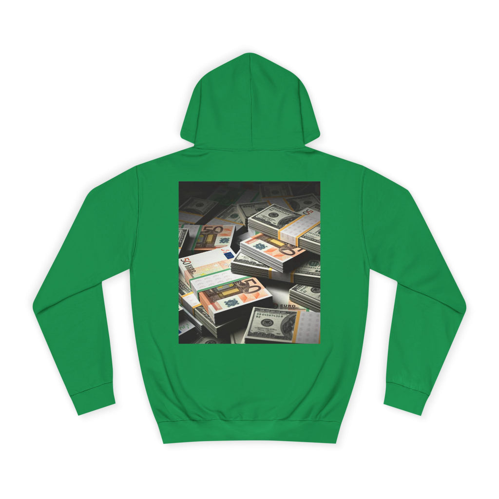 Stacked Cash Money Hoodie | Vintage Banknote Print, Stacks of Dollars