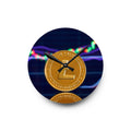Litecoin Coin Crypto Wall Clock | Acrylic