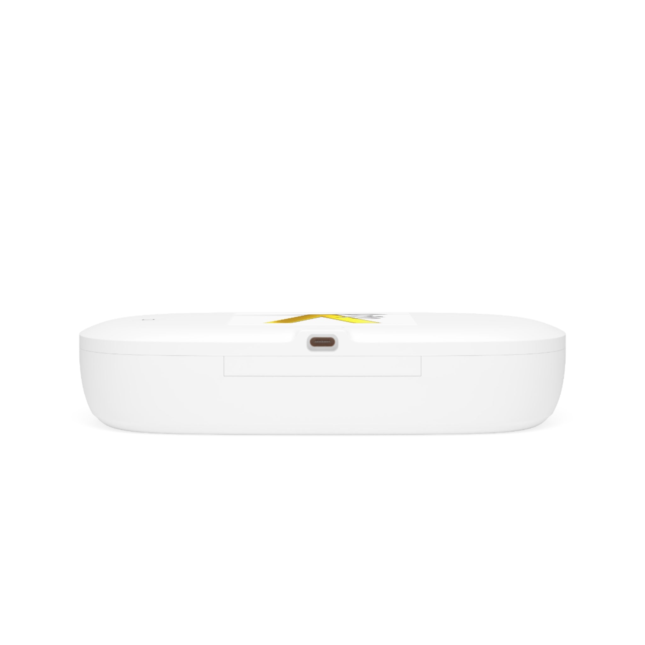 Gold Letter V Logo UV Phone Sanitizer and Wireless Charging Pad