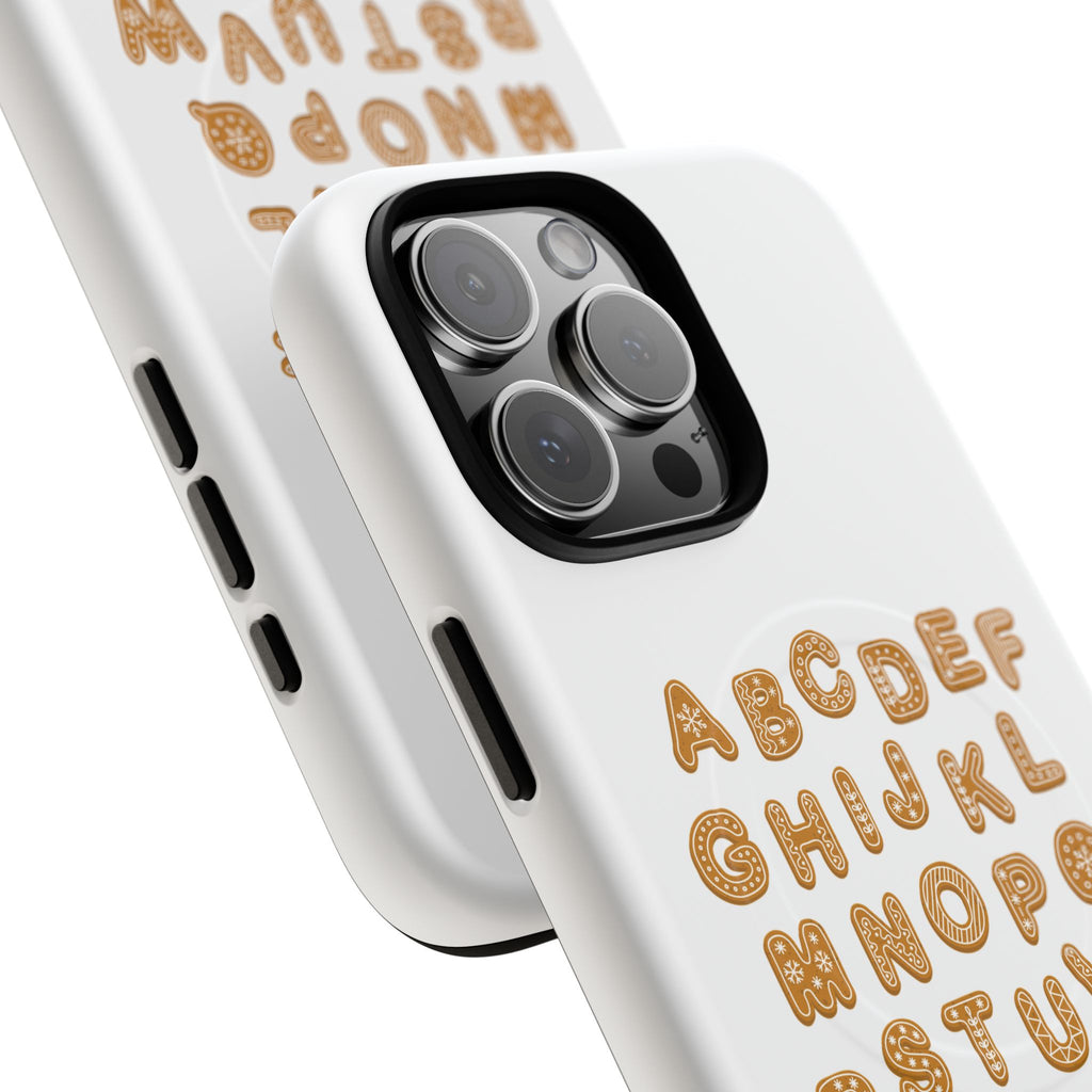 Cookie Alphabet Phone Case | Tough Magnetic Case, Cute Lettering