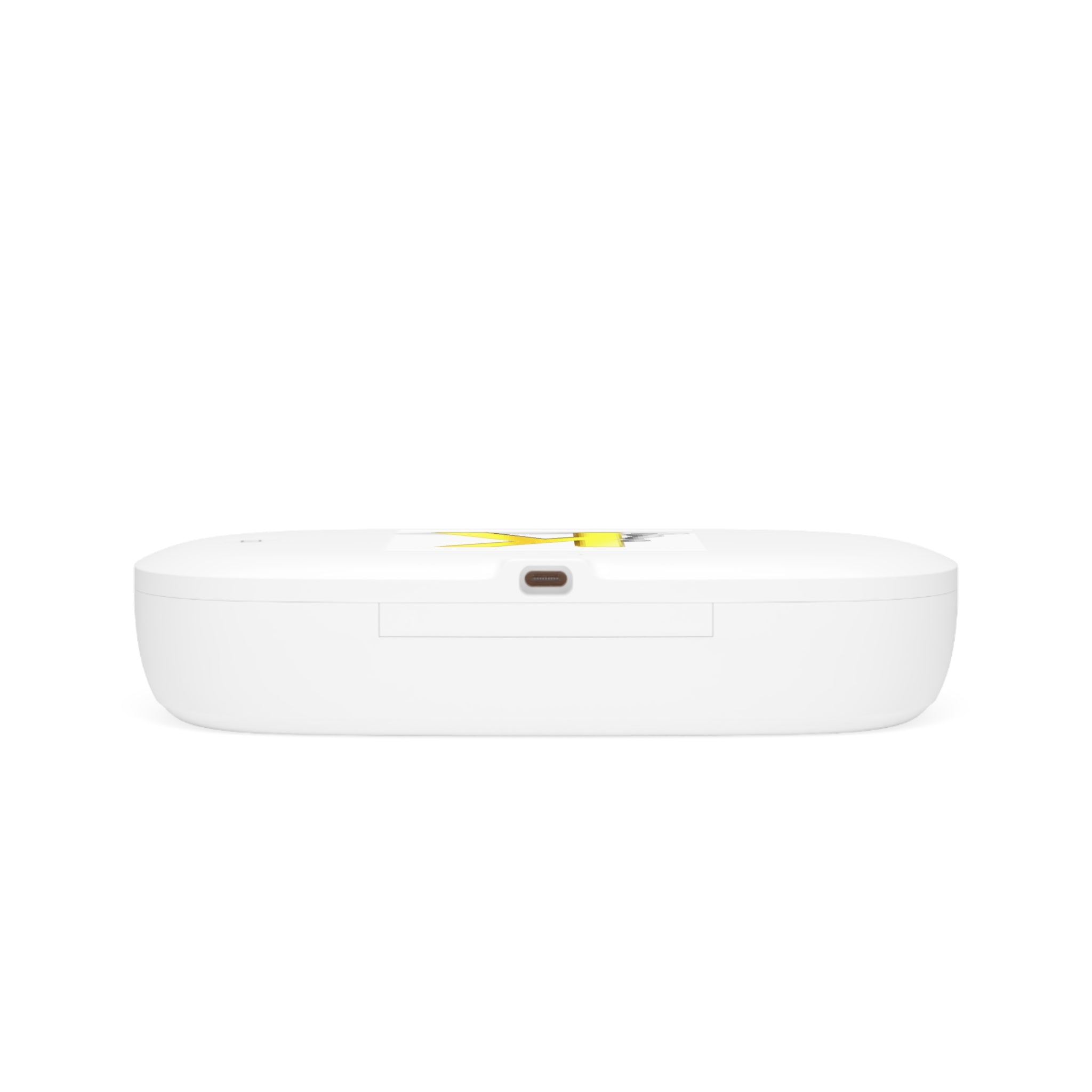 Yellow Letter K Phone Sanitizer and Wireless Charging Pad | UV Phone Cleaner