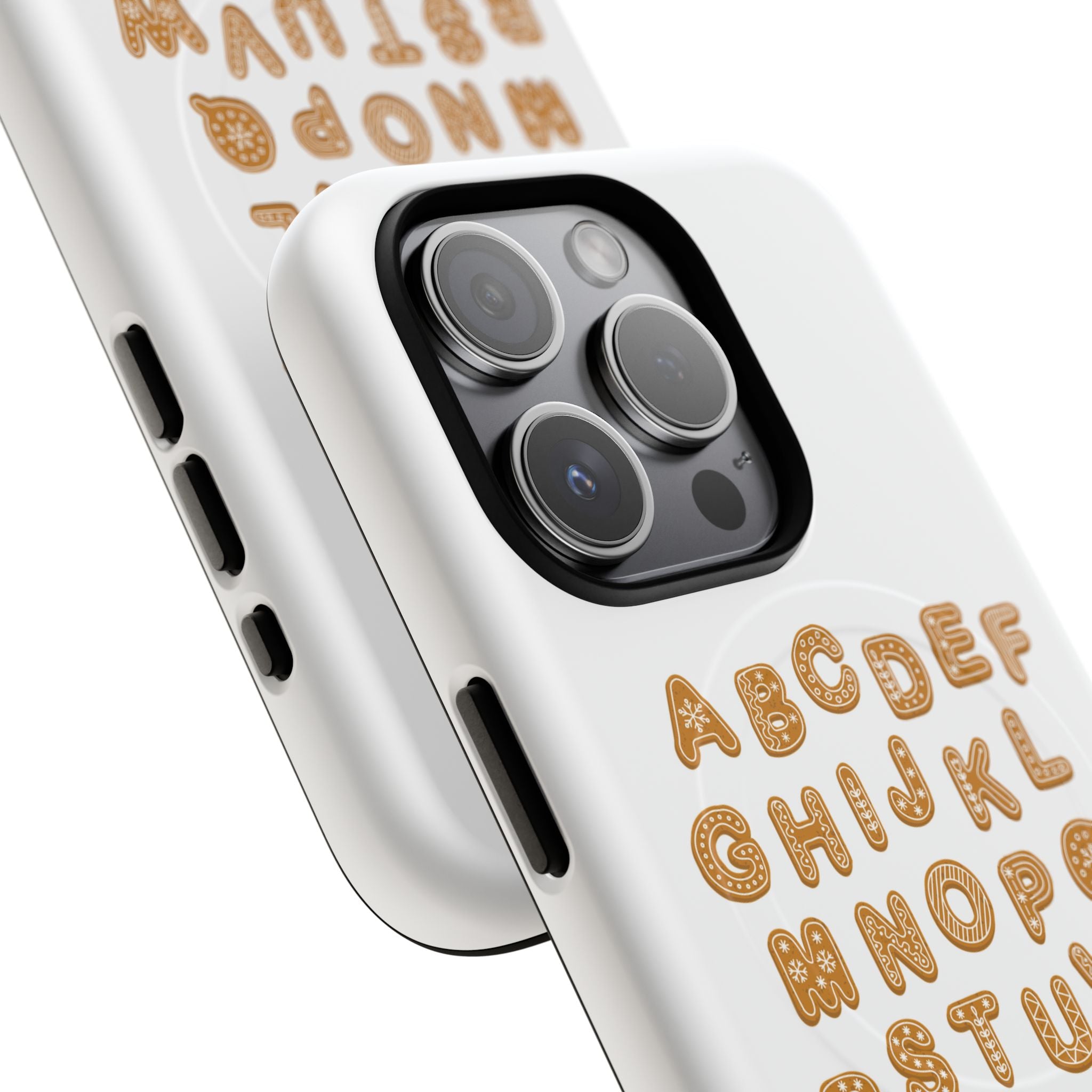 Cookie Alphabet Phone Case | Tough Magnetic Case, Cute Lettering