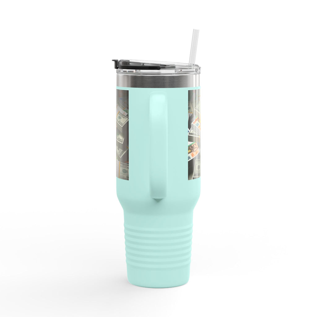 Stacked Cash Money design Insulated Travel Mug | 40oz