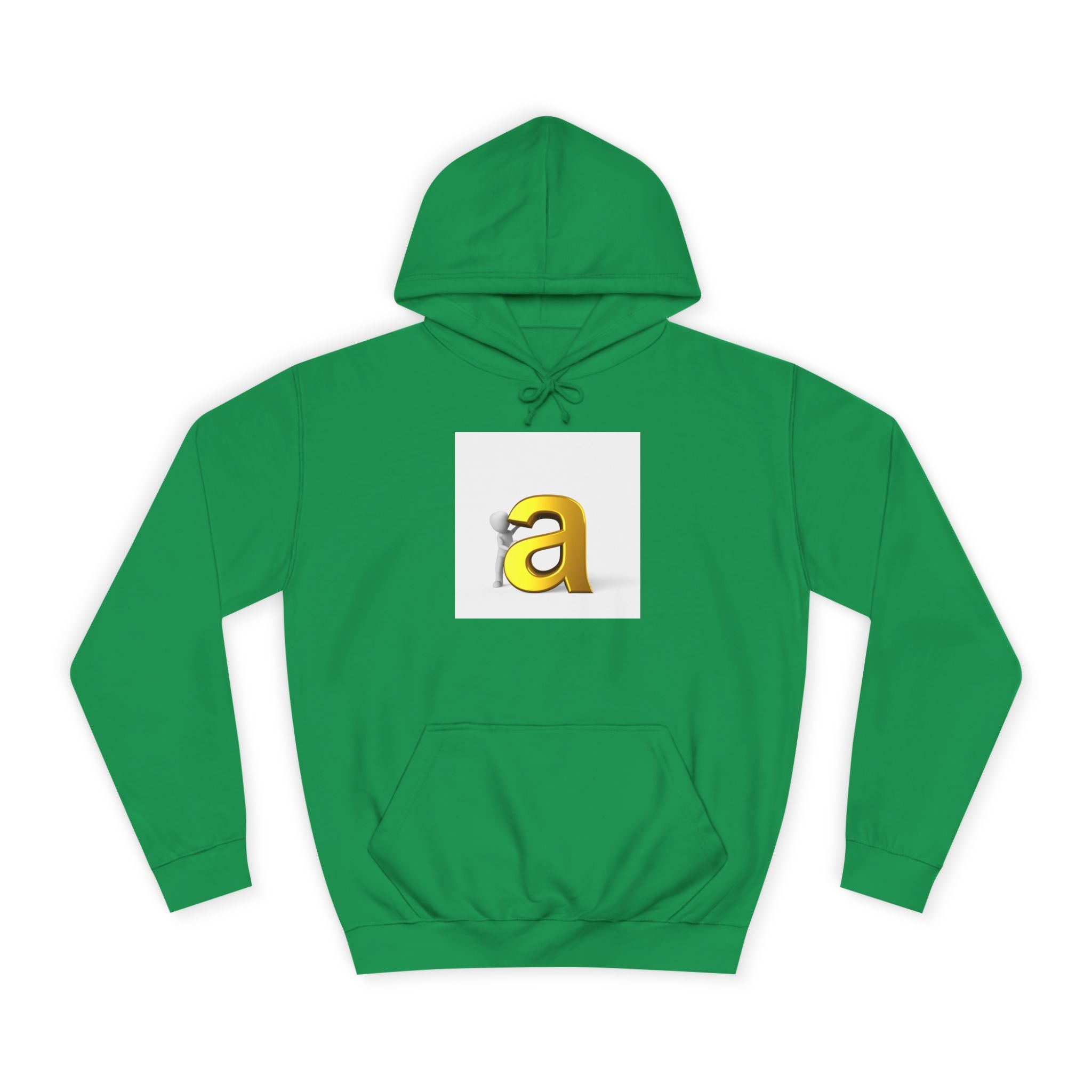 Sweat à capuche Gold 3D Lettre A | Sweat Monogramme Initiale