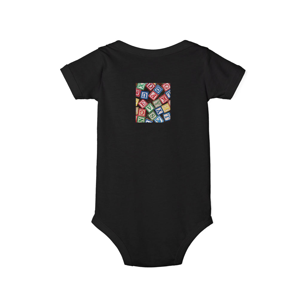 Colorful Alphabet Blocks Infant One Piece | Baby Bodysuit