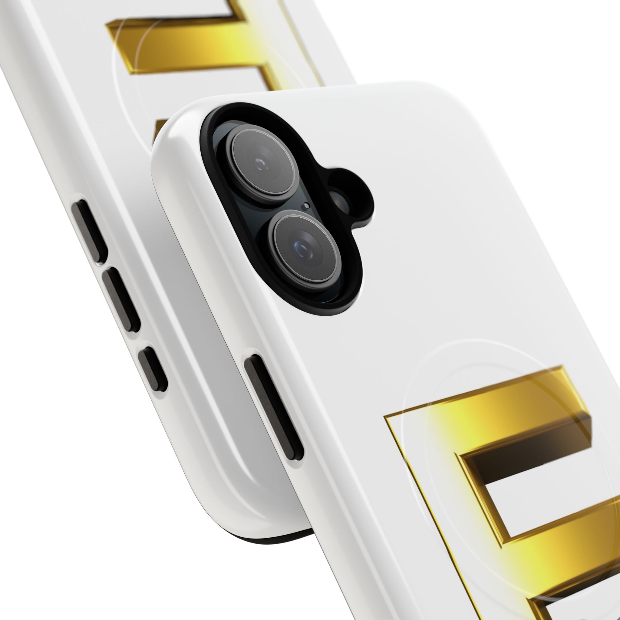 Gold Letter E monogram Phone Case | Magnetic Tough Case