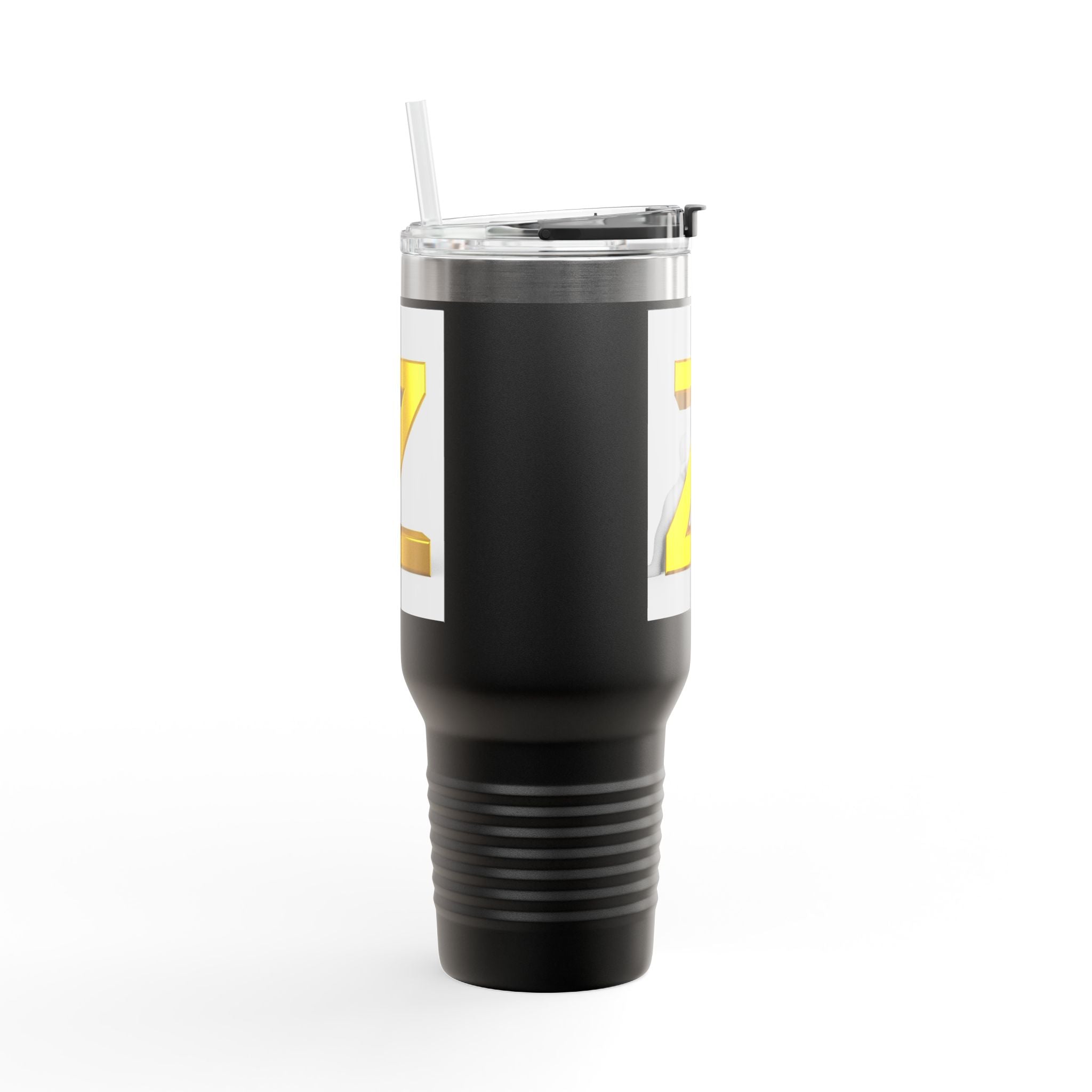 Mug de voyage Z en 3D doré | Gobelet isotherme de 40 oz