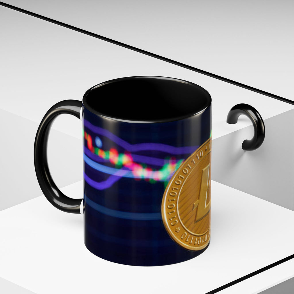 Litecoin Crypto Coin mug | Accent Coffee Mug