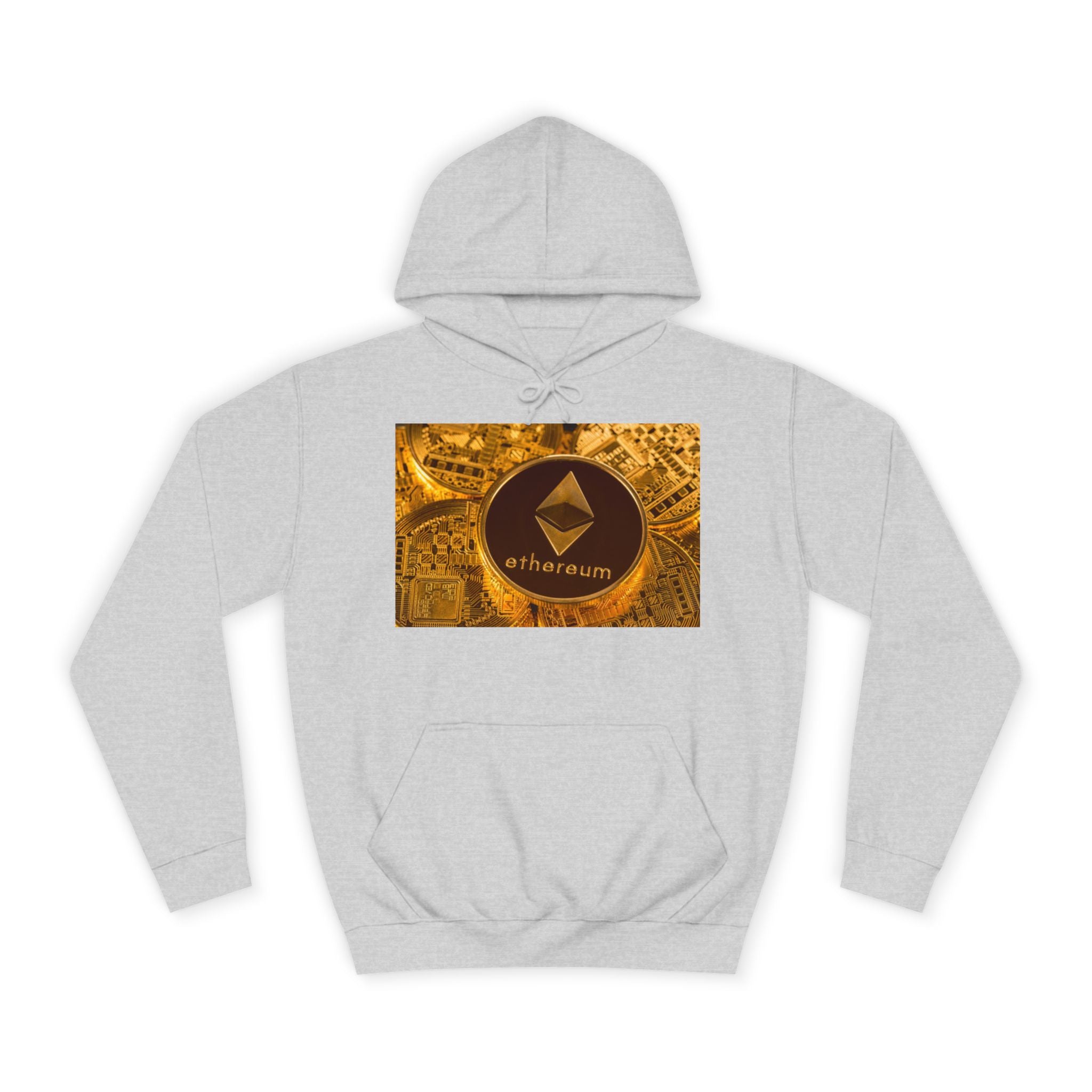 Sweat à capuche Ethereum Coin | Sweat-shirt logo Crypto, design Blockchain