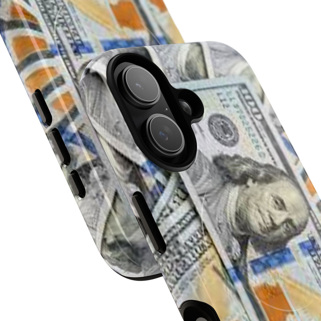 Hundred Dollar Bills Phone Case | Tough Magnetic Case, Money Pattern