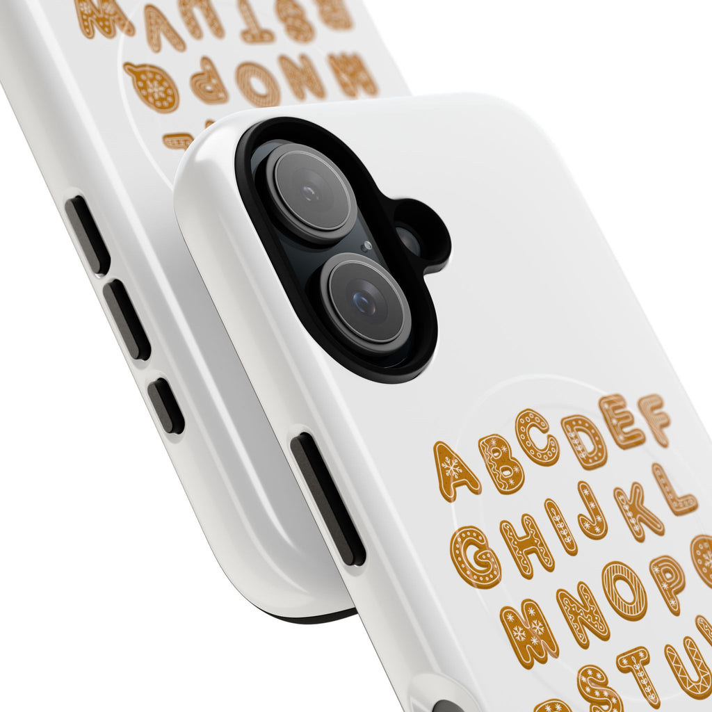 Cookie Alphabet Phone Case | Tough Magnetic Case, Cute Lettering