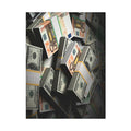 Stacks of Money Toddler Blanket | Cash Print, Playroom Throw