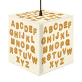 Gingerbread Alphabet Light Cube Lamp | Kids Nursery Nightlight