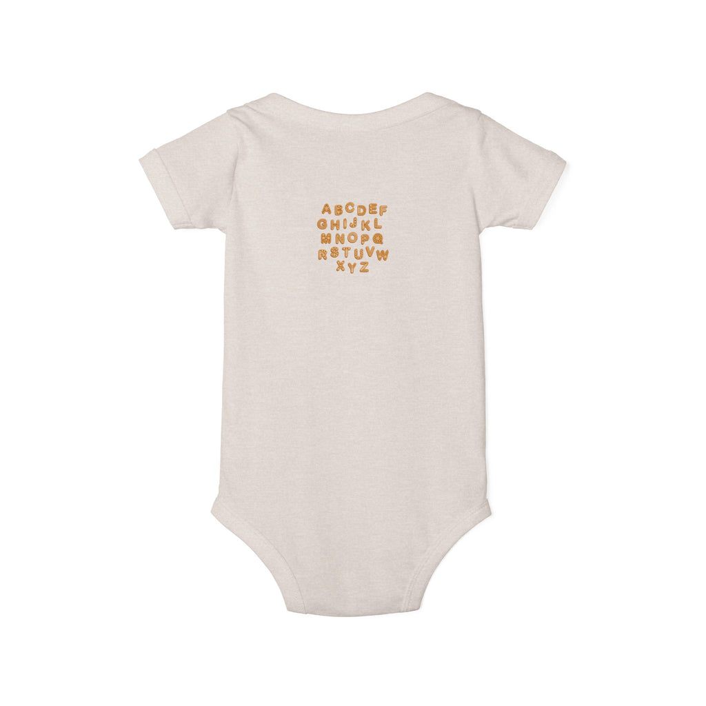 Handwritten Alphabet Infant Onesie | Baby Bodysuit