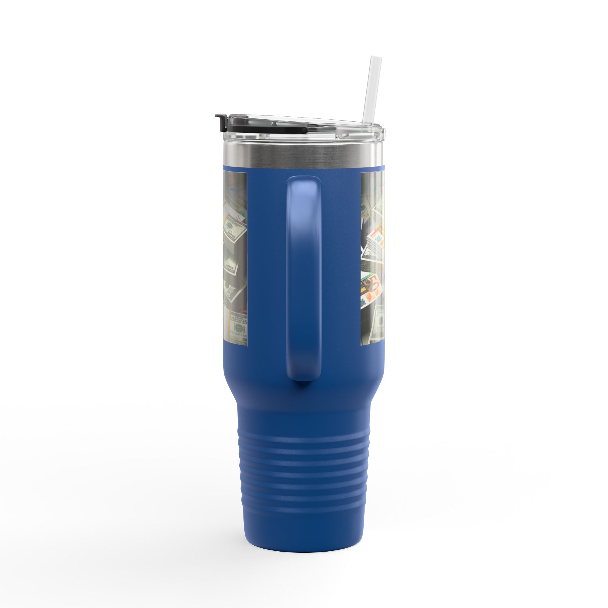 Stacked Cash Money design Insulated Travel Mug | 40oz
