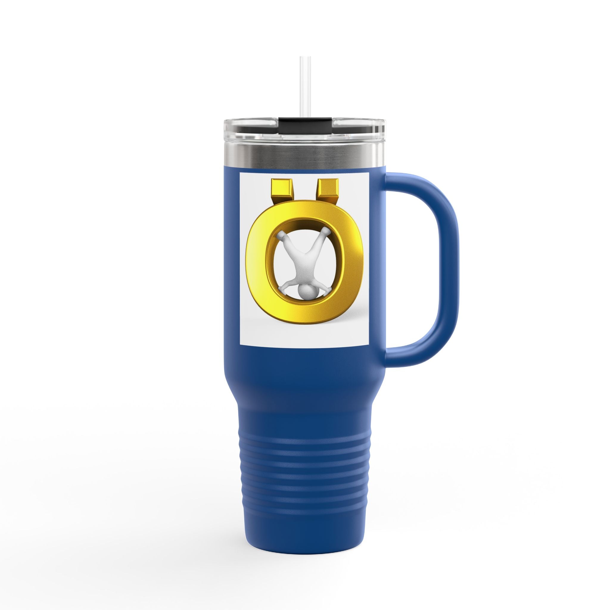 Gold Letter Ö Travel Mug | 40oz Insulated Tumbler