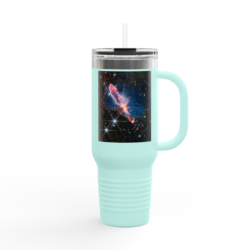 Cosmic Nebula with Stars 40oz Travel Mug | Space Galaxy Insulated Tumbler