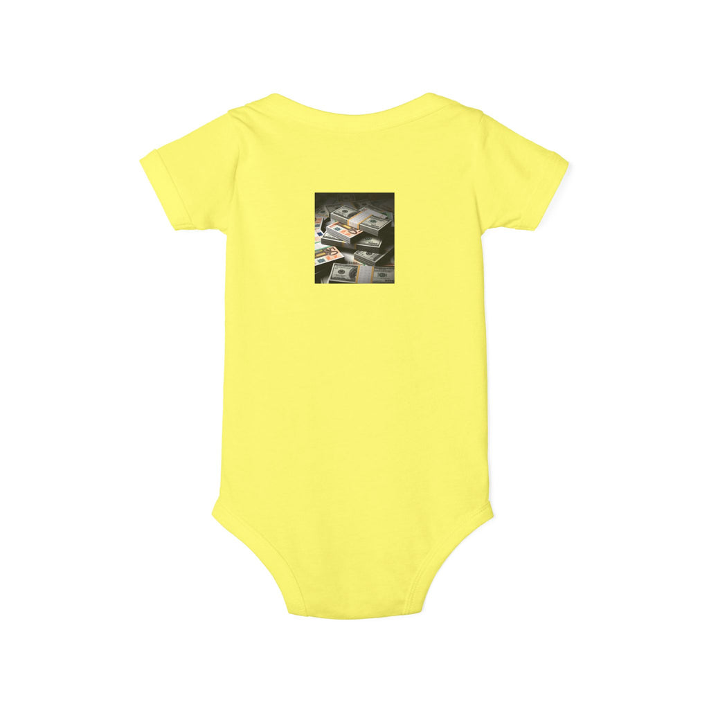 Stack Of Cash Infant Onesie | Baby Bodysuit Photography Print
