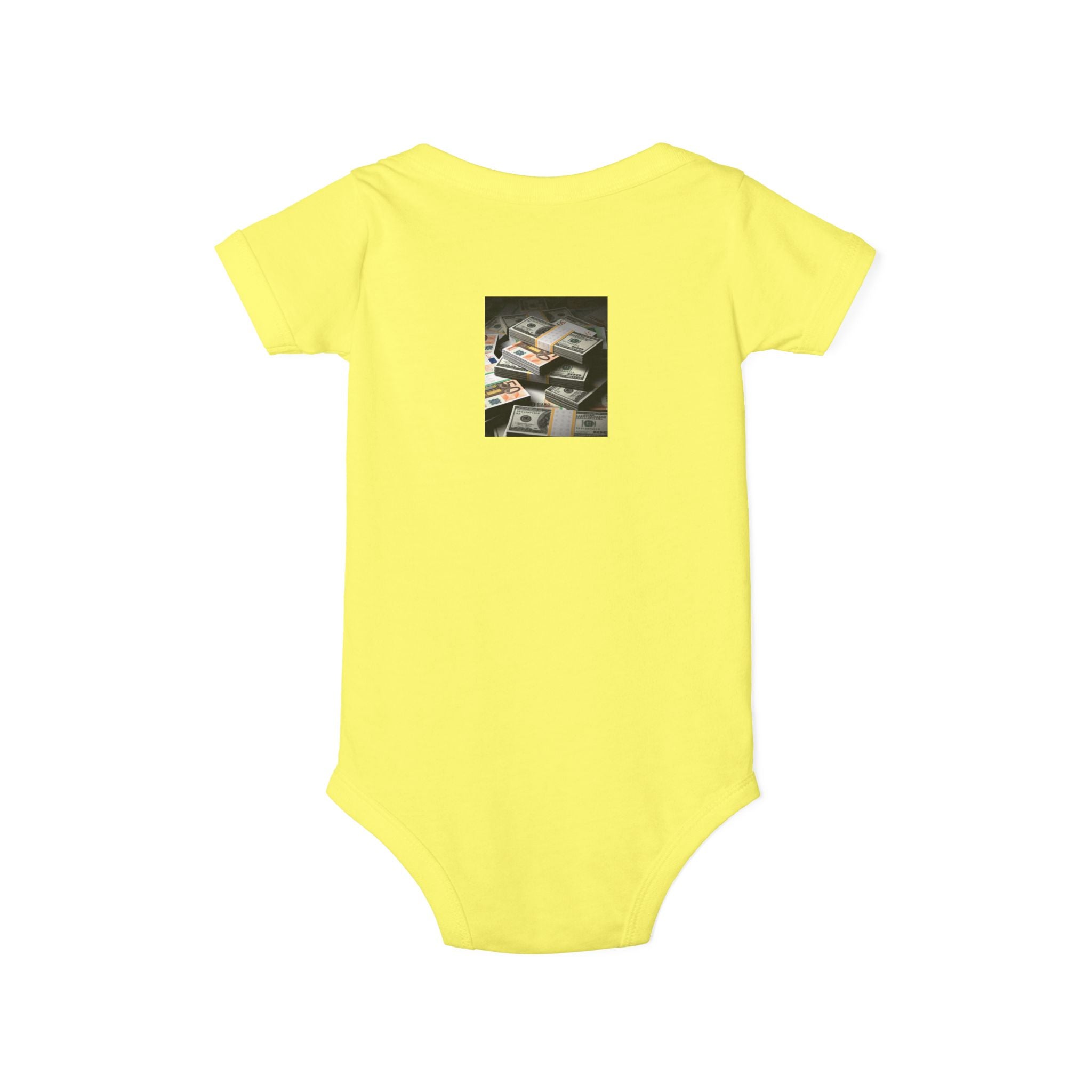 Stack Of Cash Infant Onesie | Baby Bodysuit Photography Print