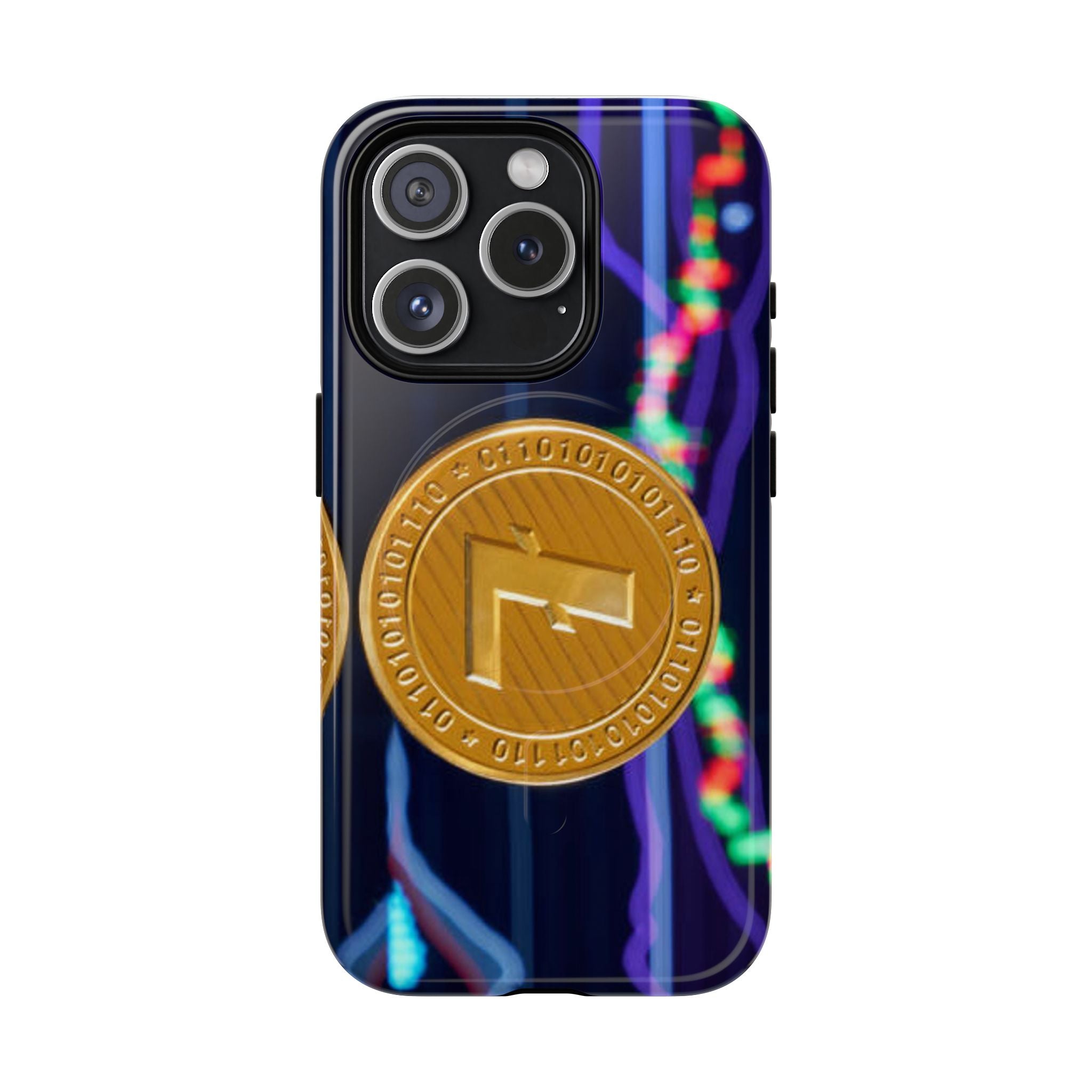 Coque de téléphone Litecoin Crypto Coin | Coque magnétique résistante, design Blockchain