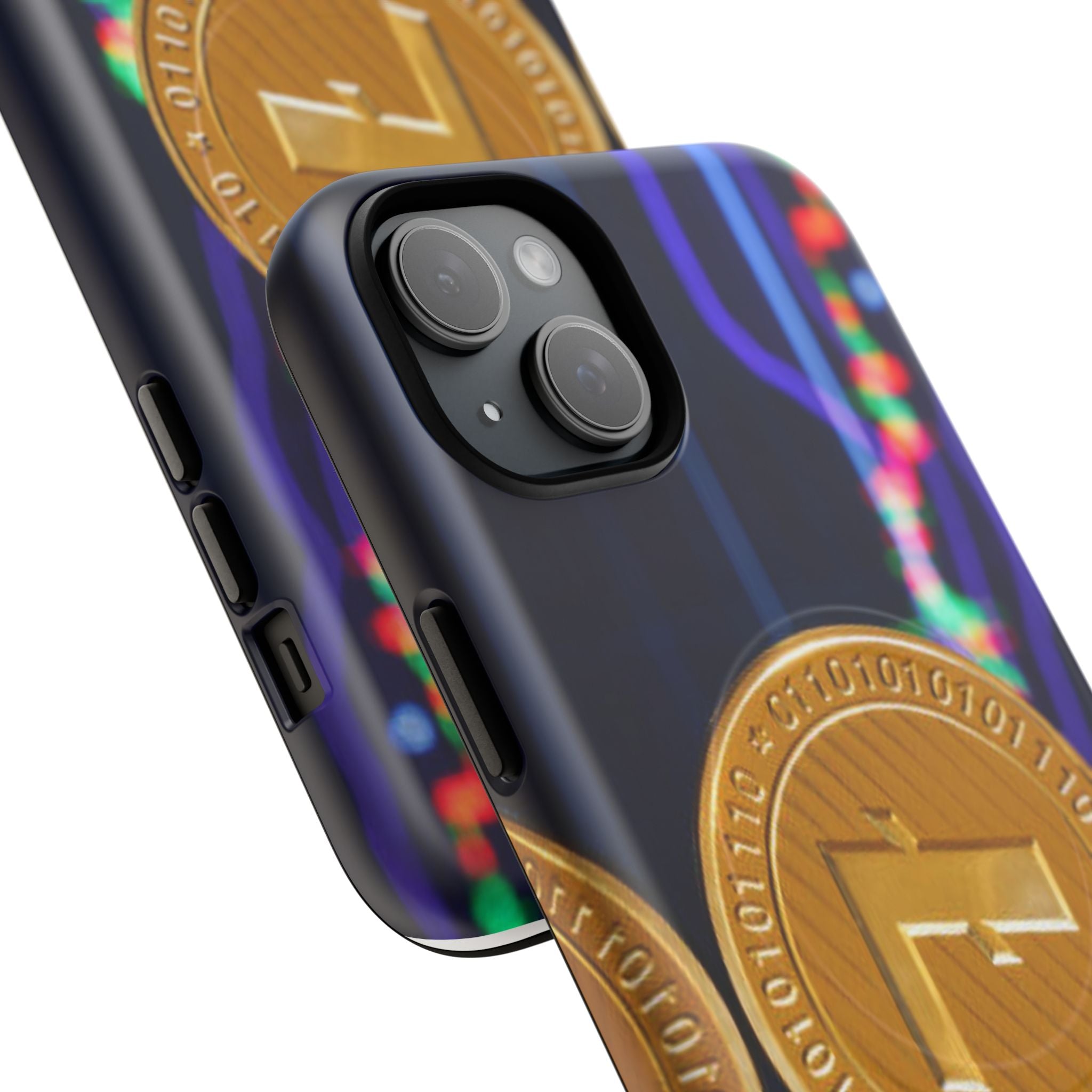 Litecoin Crypto Coin Phone Case | Tough Magnetic Case, Blockchain Design