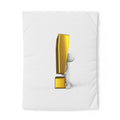 3D Exclamation Mark Duvet Cover | Minimalist Symbol Bedding