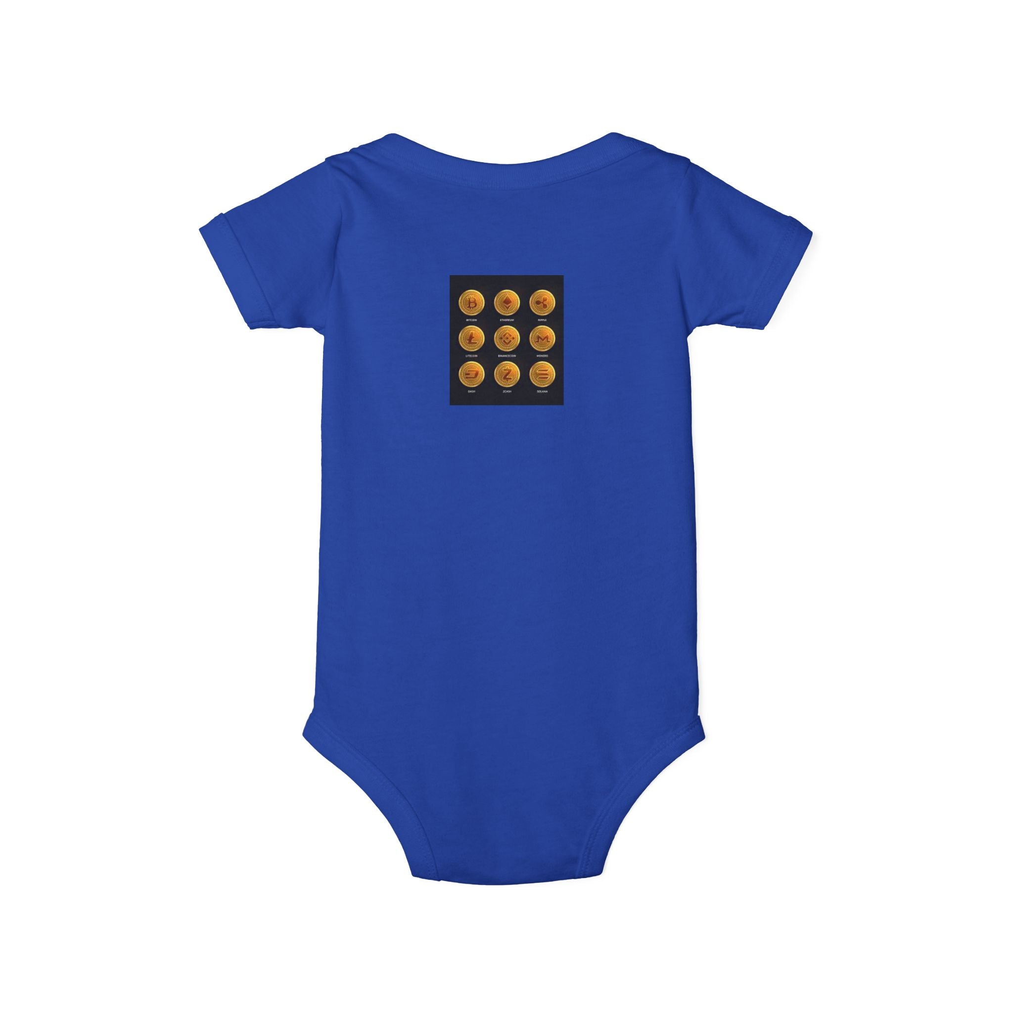 Cryptocurrency Coins Infant One Piece | Fall Baby Bodysuit