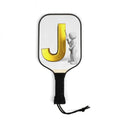 Golden Letter J Pickleball Paddle