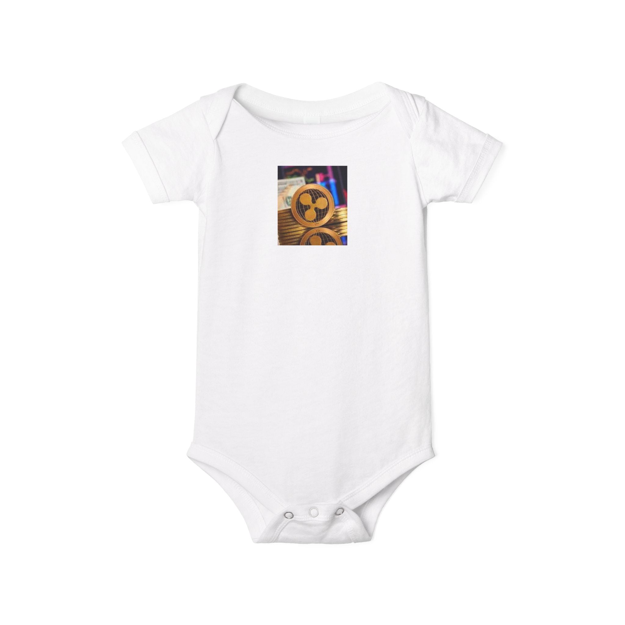 Grenouillère pour bébé avec logo de la cryptomonnaie XRP Ripple