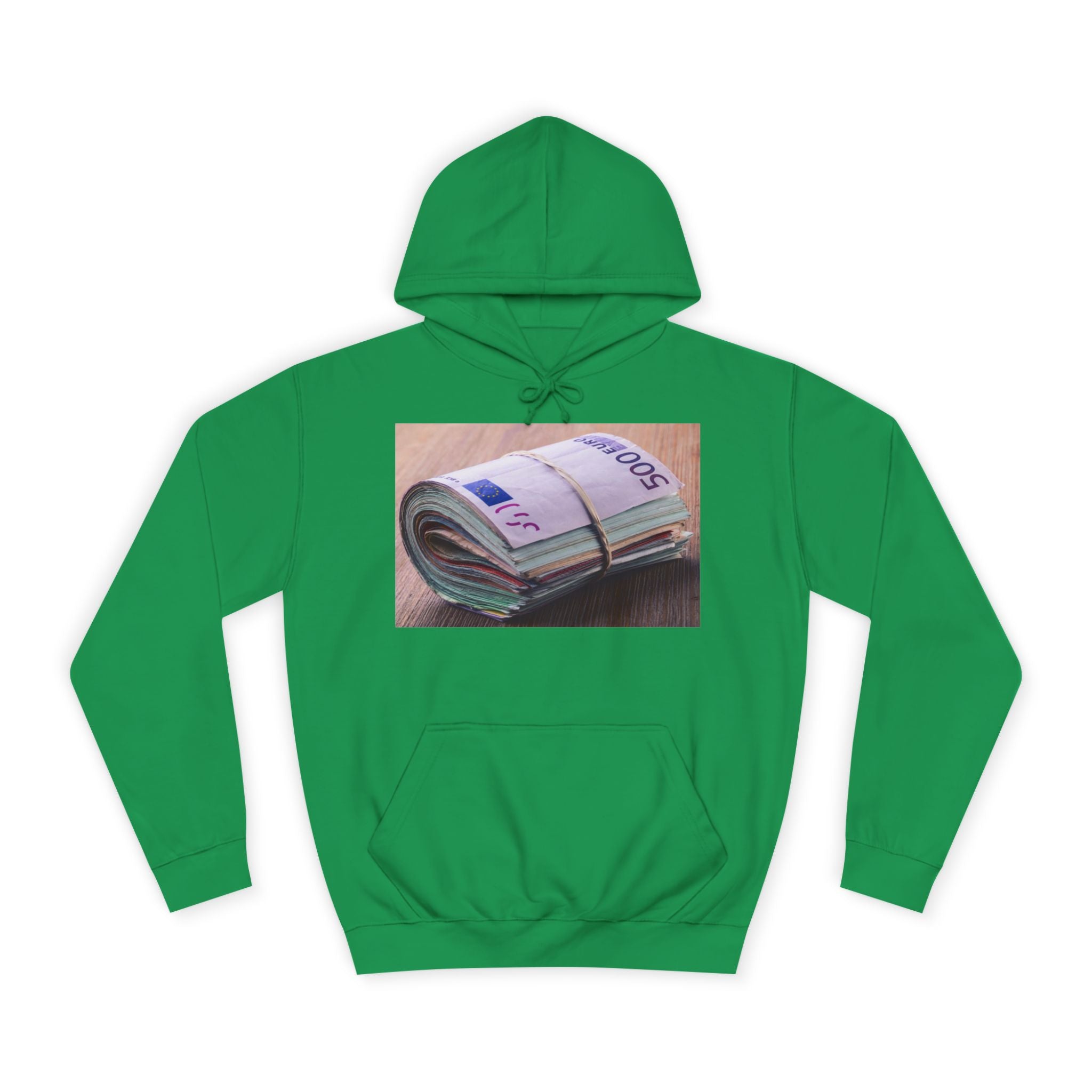 Rolled Currency Stack Hoodie | Money Print, Cash Bundle
