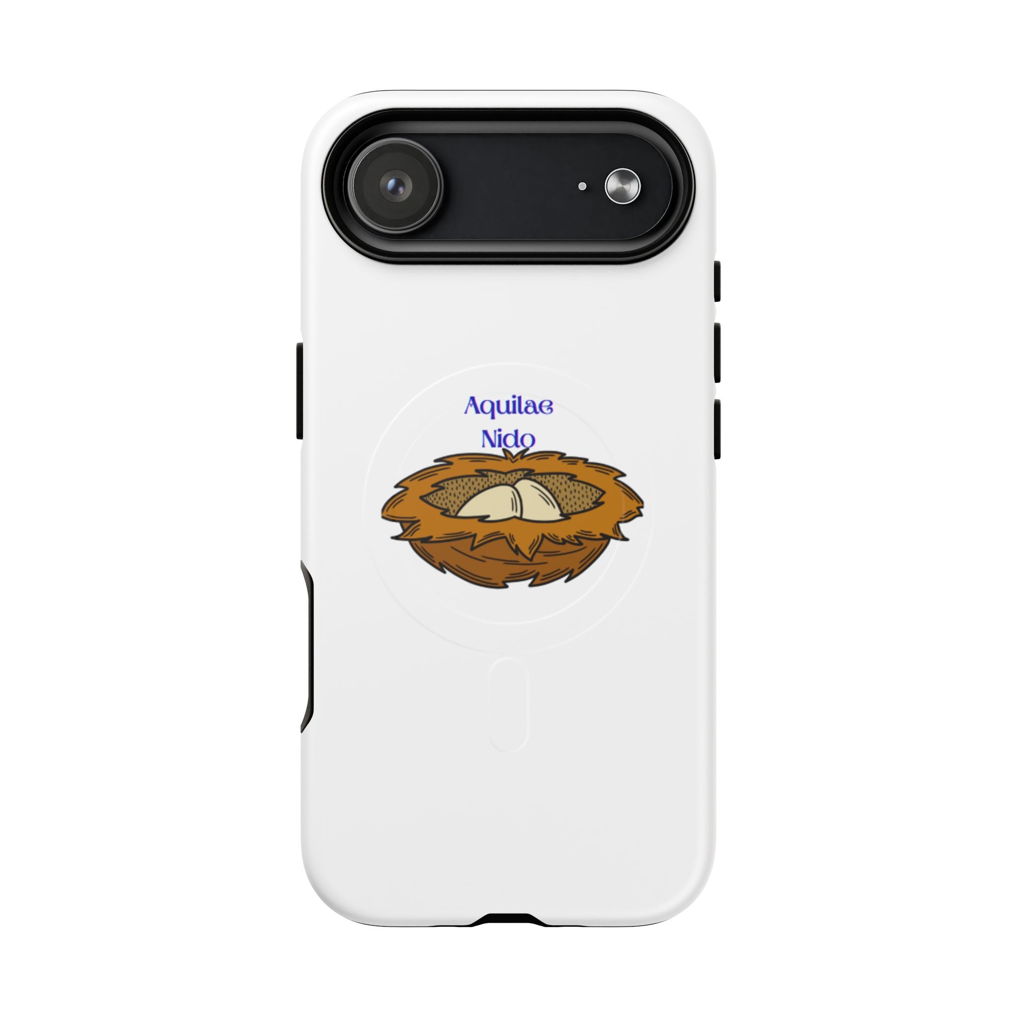 Coque de téléphone illustration nid d'oiseau | Coque magnétique robuste