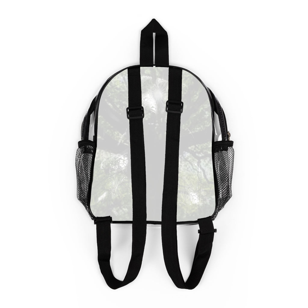 Sunlit Oak Tree Clear Stadium Backpack | Transparent Tree Print Backpack