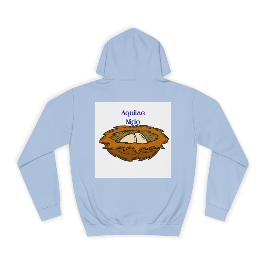 Aquilae Nido Nest Illustration Hoodie | College Crest Style