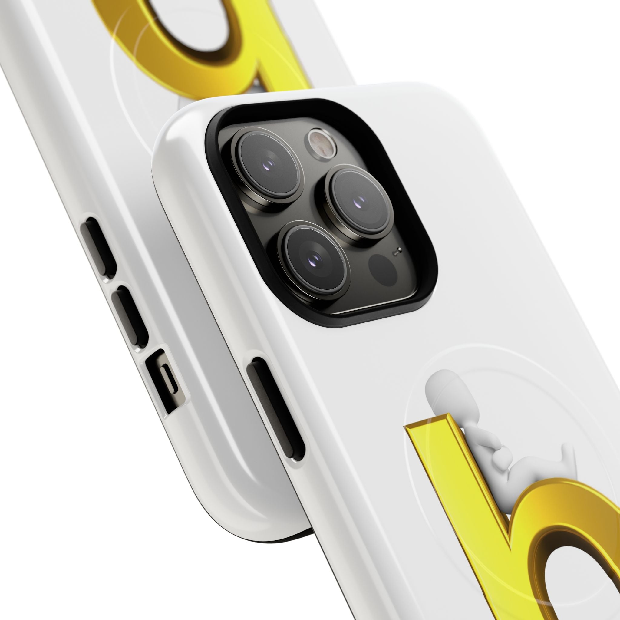 Gold Letter B Phone Case | Tough Magnetic Case