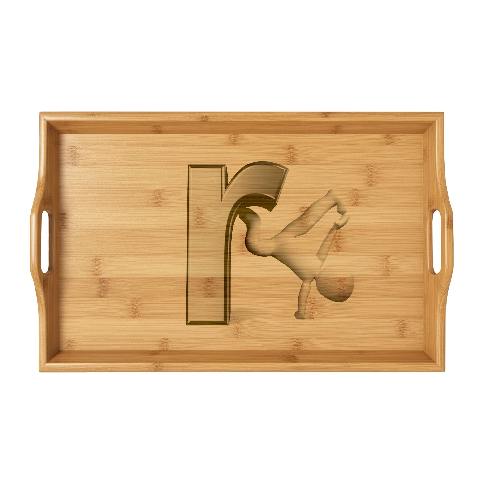 Bamboo Serving Tray (Engraving)