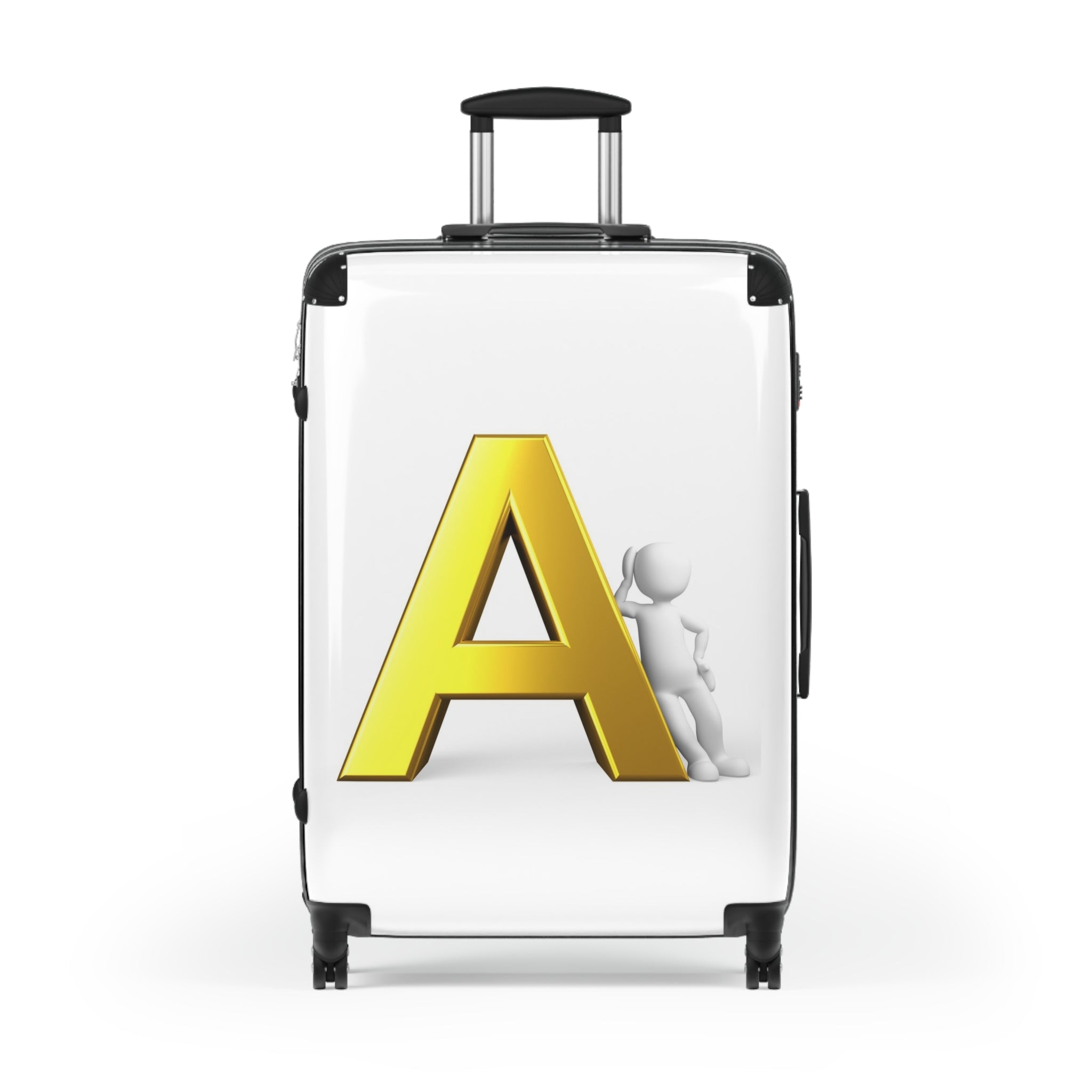 Valise Lettre A Dorée | Bagage Initiales Personnalisées