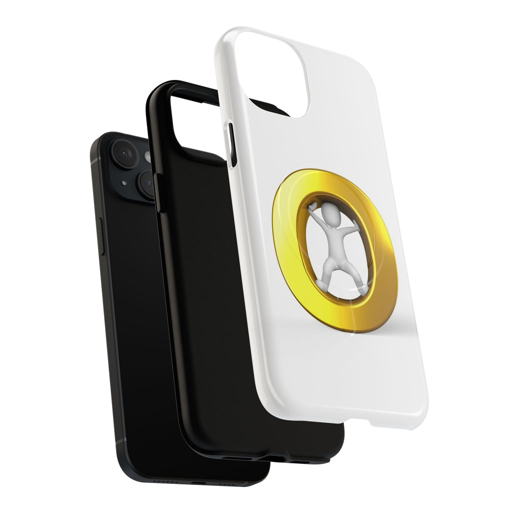 3D Gold Letter O Figure Phone Case | Tough Magnetic Case