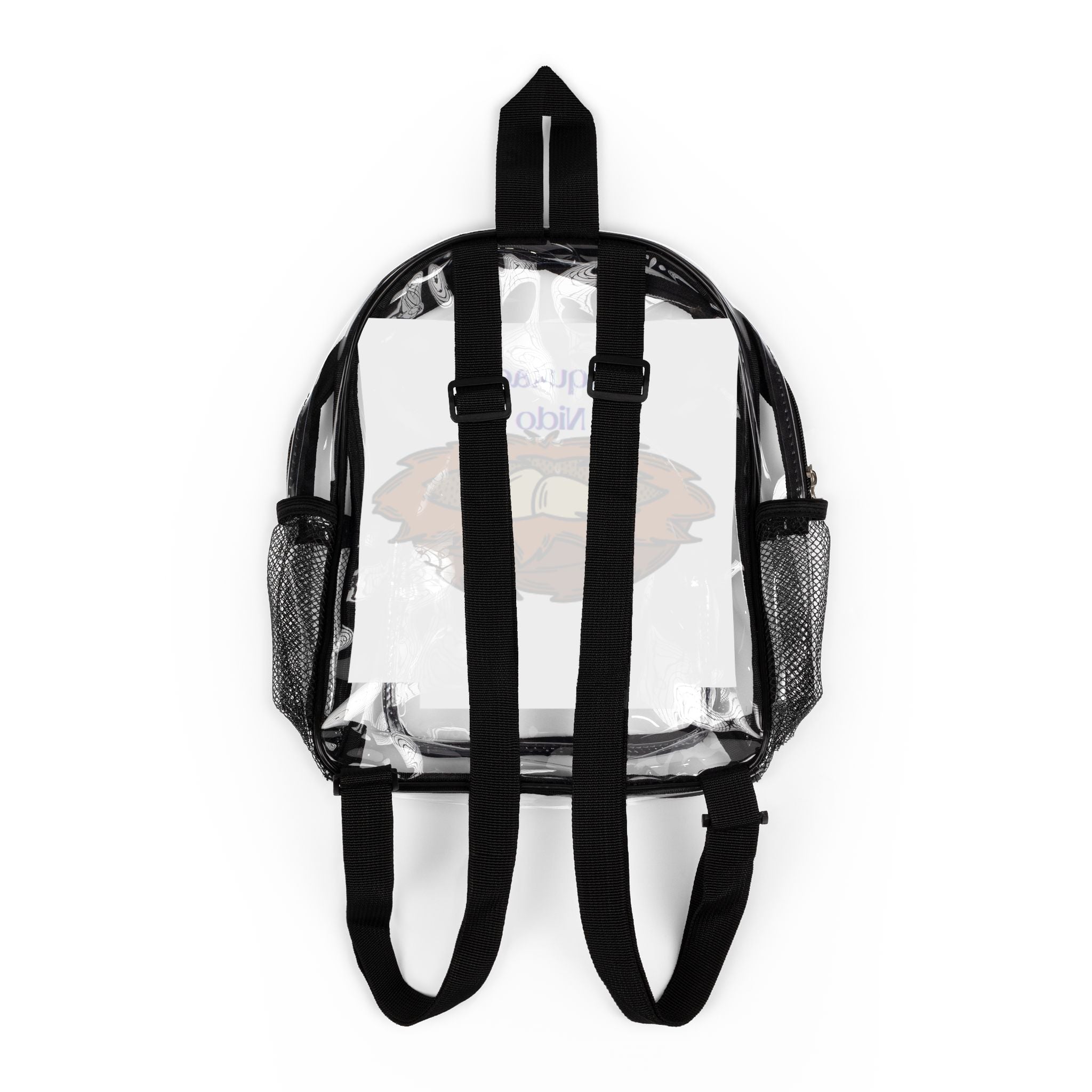 Eagles Nest Logo Clear Stadium Backpack | Clear School Bag