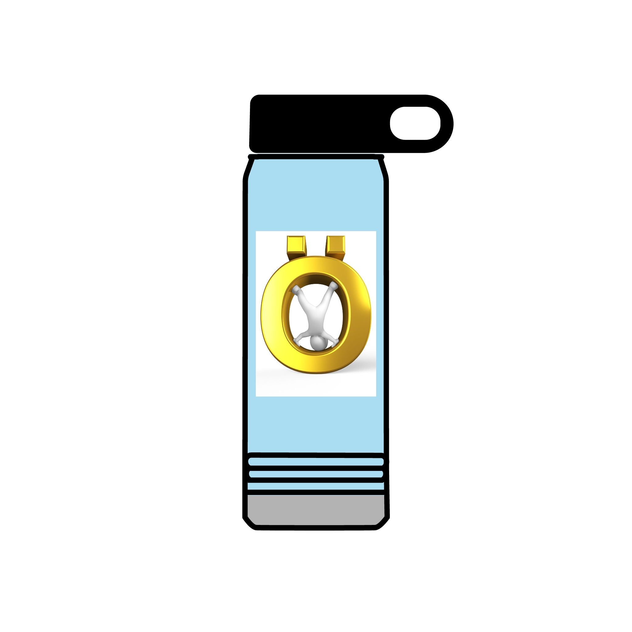 Gold Ö Medallion Water Bottle | 20oz Stainless Tumbler