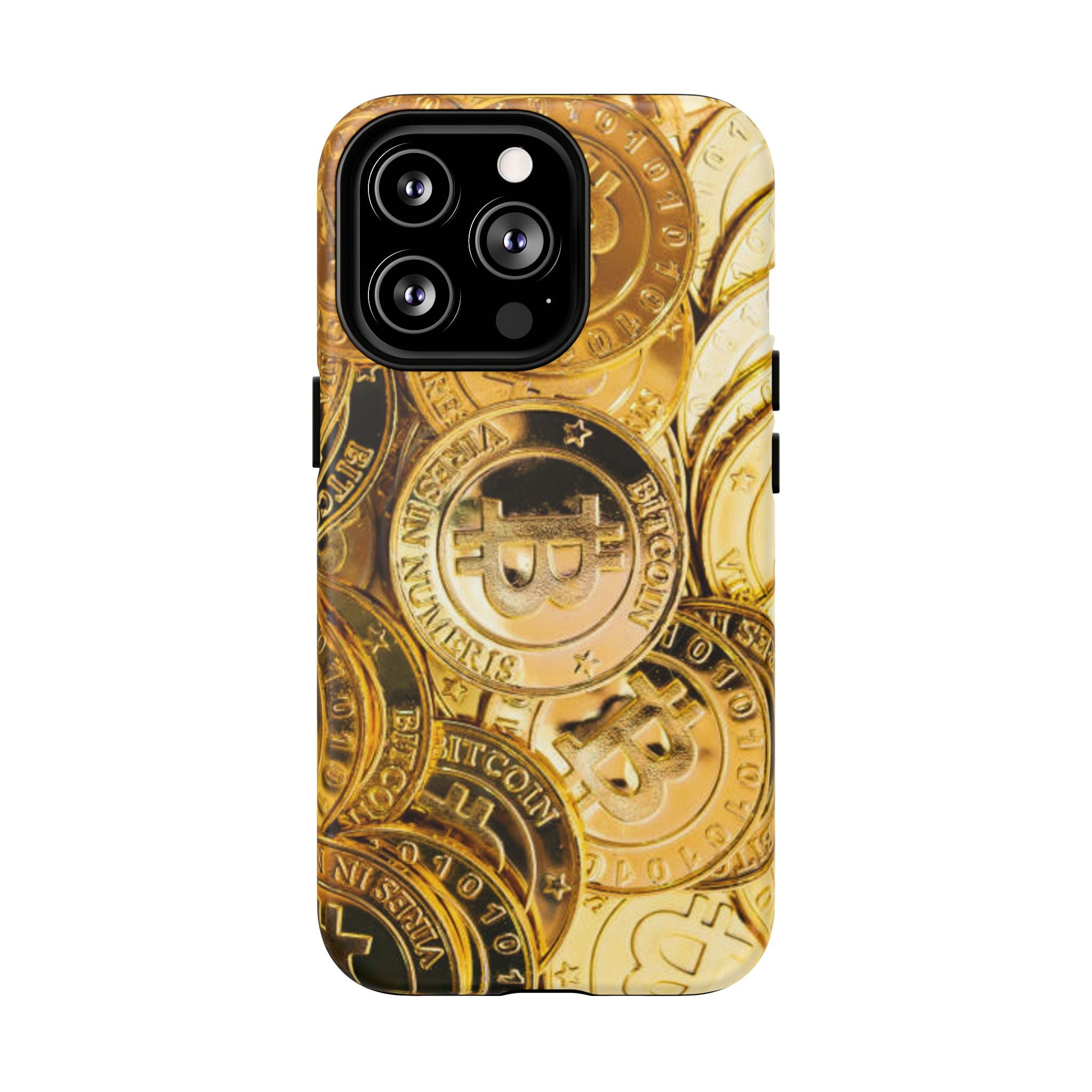 Coque de Téléphone Bitcoin Or | Coque Magnétique Robuste